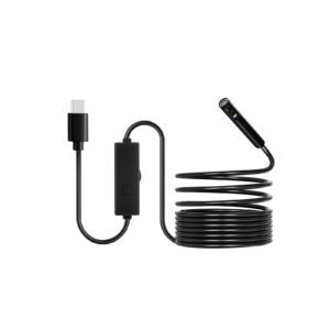 Endoscope Camera with Light, Dual Lens Borescope for Android & IOS, 1920P HD Inspection Camera with 8 + 1 LED Light, 2X Zoom, 16.4FT Snake Cable, IP67 Waterproof Snake Camera for Auto, Plumbing