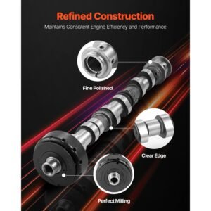 engine camshaft, 05184378af 05184378ah 5184378ae 5184378af 5184378ad 5184378ag cam replacement, fit 2018 jeep wrangler jk, 2011 2019 dodge journey, 2013 2018 ram 1500, 2012 ram c/v base, 3.6l v6