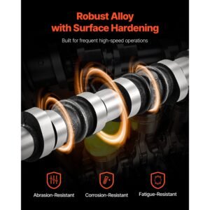 engine camshaft, 05184378af 05184378ah 5184378ae 5184378af 5184378ad 5184378ag cam replacement, fit 2018 jeep wrangler jk, 2011 2019 dodge journey, 2013 2018 ram 1500, 2012 ram c/v base, 3.6l v6