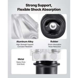 engine motor mount and transmission mount kit replacement, set of 3, compatible with 2012–2013 honda civic 1.8l coupe, replace oe# a65048, a65021, a65087, secure support