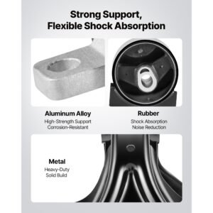 engine motor mount and transmission mount kit replacement, set of 4, compatible with 2011–2016 chrysler town & country 3.6l v6, replace oe# a5665, a5480, a5589, a5577, secure support