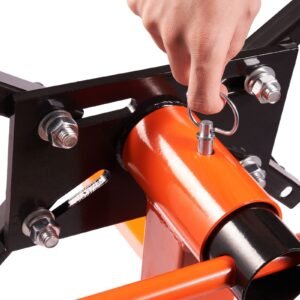 engine stand, 1300 lbs (3/5 ton) rotating engine motor stand with 360 degree adjustable head, cast iron motor hoist dolly, 4 caster, 4 adjustable arms, for vehicle maintenance, auto repair