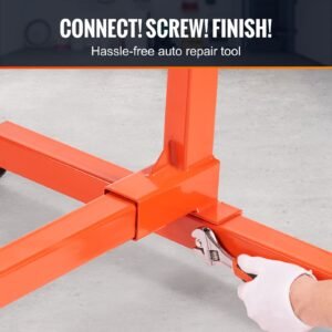 engine stand, 750 lbs (3/8 ton) rotating engine motor stand with 360 degree adjustable head, cast iron motor hoist dolly, 4 caster, 4 adjustable arms, for vehicle maintenance, auto repair
