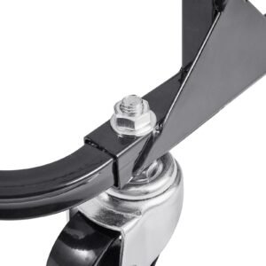 engine stand, 750 lbs load capacity engine motor stand, heavy duty steel motor holder with 4 swivel casters and 4 hook positions, suitable for bb chevy and gen 1 sb chevy engines