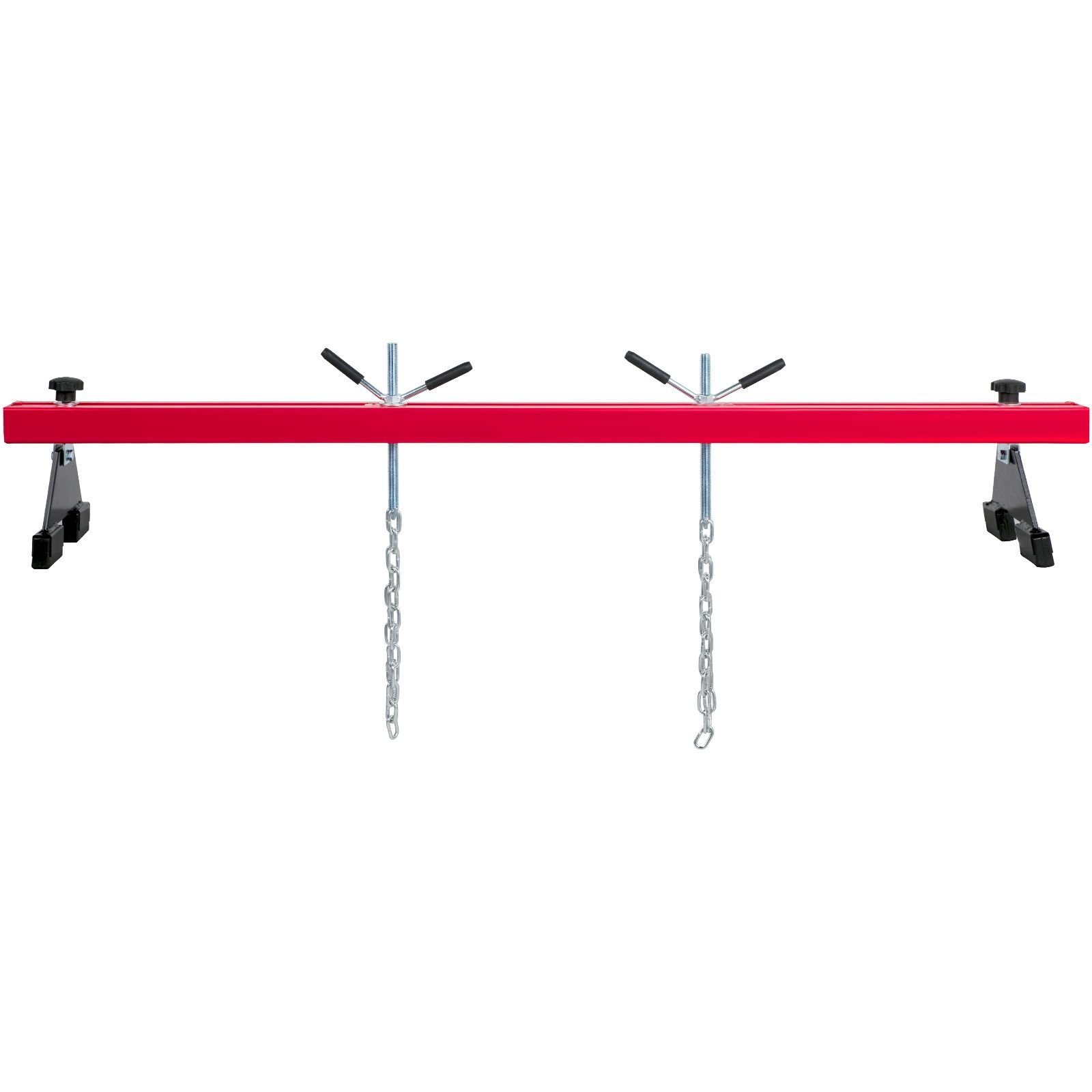 engine support bar 1100 lbs capacity engine transverse bar engine hoist 2 point lift holder hoist dual hooks, engine hoist keeps engine stable for home garages & auto repair shop