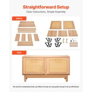 entryway shoe bench, 39.4 x 11.8 x 20.9 inch rattan like shoes bench with 2 flip drawers, 300lbs shoe storage rack with 4 compartments and 2 rattan doors, for hallway, living room, bedroom