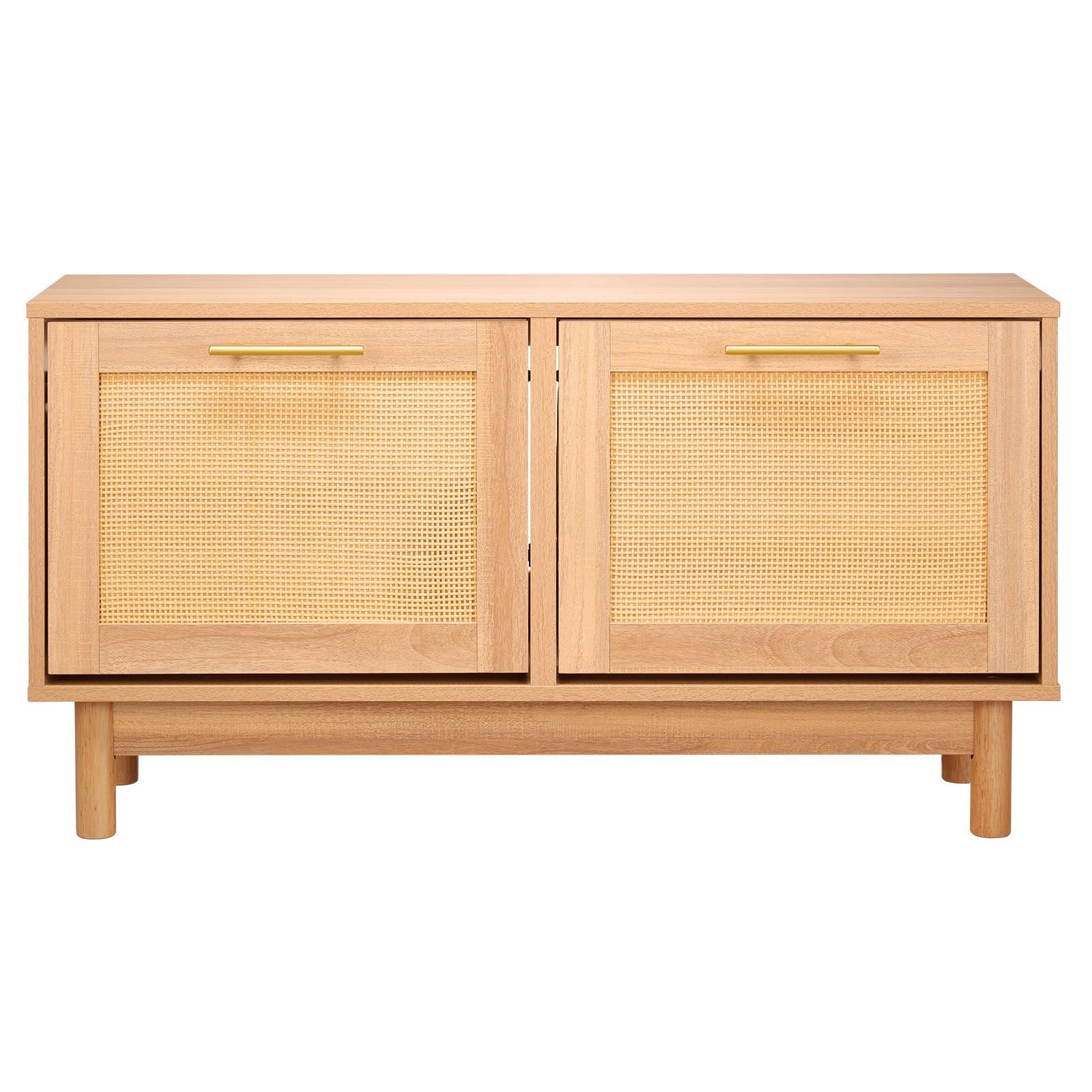 entryway shoe bench, 39.4 x 11.8 x 20.9 inch rattan like shoes bench with 2 flip drawers, 300lbs shoe storage rack with 4 compartments and 2 rattan doors, for hallway, living room, bedroom