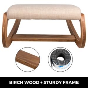 ergonomic kneeling chair heavy duty better posture kneeling stool office chair home for body shaping relieveing stress meditation desk computer kneeling stool chair