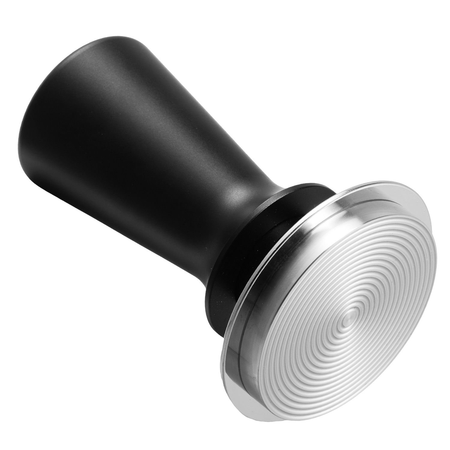 espresso tamper 51mm, spring loaded coffee tamper, 30 lbs tamper tool espresso, stainless tamper with non slip grip