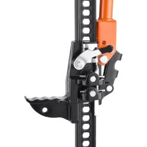 farm jack, 34" utility high lift farm jack, 3.18 ton (7,000 lbs) capacity ratcheting off road utility jacks, heavy duty lift jacks with 5.12" 28" lifting range for tractor, truck, suv