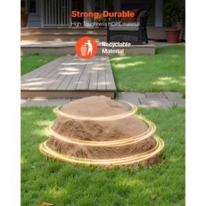 faux rock cover, outdoor fake rock well pump cover, realistic natural texture, lightweight & weather resistant artificial boulder for landscaping garden yard décor, sand yellow, small size