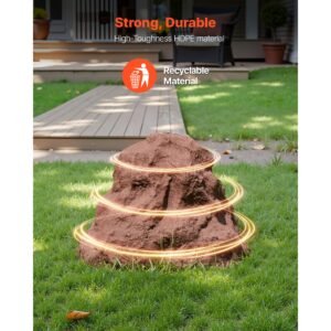 faux rock cover, outdoor fake rock well pump cover, realistic natural texture, lightweight & weather resistant polyresin artificial boulder for landscaping garden yard décor, brown, small size
