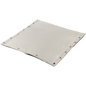 Fiber Cotton Well Head Pump Cover, 24''W x 24''H, Pipe Insulation Cover Sprinkler Cover for Outside Backflow Valve Cover, 600D PVC Oxford Polyester Surface Aluminum Film Thermal Insulation Layer