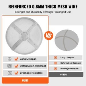 fire pit spark screen round 20", reinforced heavy duty steel metal cover, outdoor firepit lid, easy opening top screen covers round with ring handle for outdoor patio fire pits backyard