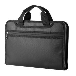 Fireproof Document Bag, 1832 F Heat Insulated Fireproof & Waterproof Bag, Portable Multi-Layer File Storage Security Organizer Home Office Travel Use, for Passports, Important Documents, Files