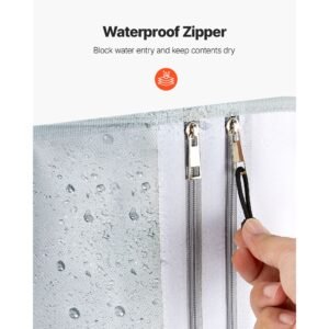 fireproof document bag, 2192 f heat insulated fireproof & waterproof bag with smooth zipper, portable file storage organizer home office travel use, for passports, important documents, files