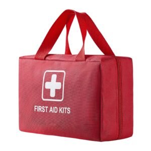 First Aid Kit, 500 Pieces, 600D Nylon Large Survival First Aid Bag, Emergency Medical Supplies, for Home, Car, Office, Travel, Camping, Truck, Hiking, Sports, Vehicle and Outdoor Emergencies
