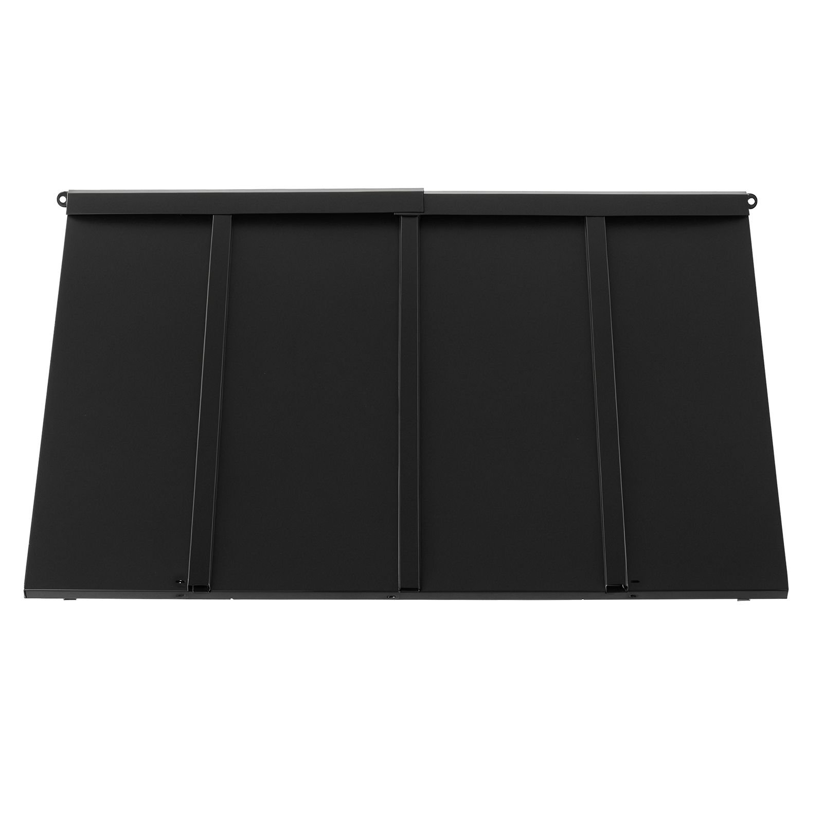 fixed metal awning 44 x 24 in, window awning door canopy, stable triangle steel frame awnings for doors exterior rain, and snow sunlight protection for door entrance, windows, porches, balconies