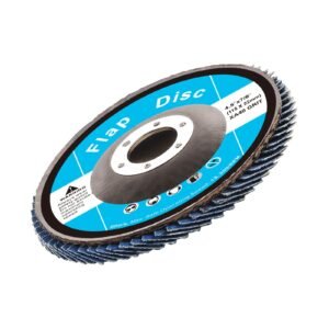 flap discs 40 grit, 4 1/2" x 7/8" flap discs for angle grinder, type 29 zirconia flap sanding disc, bevel type abrasive grinding wheels for deburring, rust removal, sanding, finishing (10 pack)