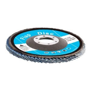 flap discs 40 grit, 4 1/2" x 7/8" flap discs for angle grinder, type 29 zirconia flap sanding disc, bevel type abrasive grinding wheels for deburring, rust removal, sanding, finishing (10 pack)