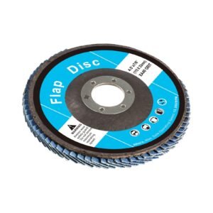 flap discs 40 grit, 4 1/2" x 7/8" flap discs for angle grinder, type 29 zirconia flap sanding disc, bevel type abrasive grinding wheels for deburring, rust removal, sanding, finishing (10 pack)