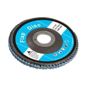 flap discs 60 grit, 4 1/2" x 7/8" flap discs for angle grinder, type 29 zirconia flap sanding disc, bevel type abrasive grinding wheels for deburring, rust removal, sanding, finishing (10 pack)
