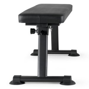 Flat Weight Bench, Foldable Strength Training Bench, Utility Workout Bench for Full Body Workout, 1000 LBS Press Bench for Home Gym Exercise, for Multi-Purpose Weight Training and Ab Exercises