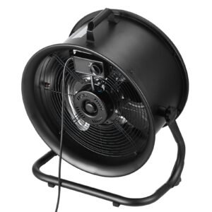 Floor Fan, 3 Speeds High Velocity Heavy Duty 14 Inch Industrial Fan, 2520 CFM 360° Adjustable Tilt 23.62 ft/sec Airflow Large Metal Fan, for Home, Gym, Office, Garage, Commercial Shop & Bedroom