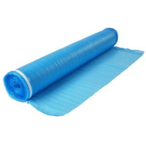 floor underlayment 600 sq. ft, 3 in 1 2 mm thick flooring padding with tape & vapor barrier, heavy duty epe foam soundproofing & noise reduction, for laminate wood (6 rolls x 100 sq. ft)