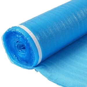 floor underlayment 600 sq. ft, 3 in 1 2 mm thick flooring padding with tape & vapor barrier, heavy duty epe foam soundproofing & noise reduction, for laminate wood (6 rolls x 100 sq. ft)