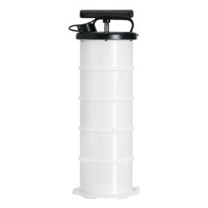 fluid extractor, 1.74 gallons (6.5 liters), manual hand operated oil changer vacuum fluid extractor with dipstick and hose, oil extractor change pump for automotive fluids vacuum evacuation