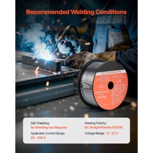 flux core mig welding wire, e71t 11 0.035 inch 1 lbs, gasless mild steel welding wire with low spatter for all position arc welding, self shielded for outdoor use (pack of 3 rolls)