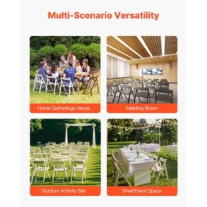 folding chair rack, 500 lbs capacity, heavy duty chair cart for 60 chairs, metal chair storage dolly chair holder with swivel casters and locking wheels, for party event,hotel,matte black