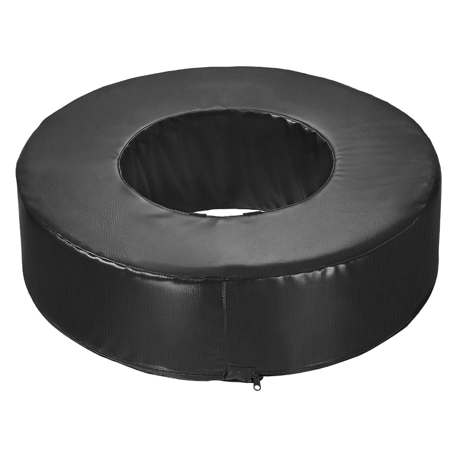 football tackle wheel, football tackling dummy, waterproof pvc and high density sponge tackle ring, dummies training equipment with straps, for blocking, hitting drills and practice, black, 1pcs