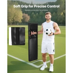 football tackling dummy, 42.5 in pvc step over dummy, high density sponge blocking pad equipment, heavy duty tackle dummies with handles, great for footwork drills sports training practice, 2pcs