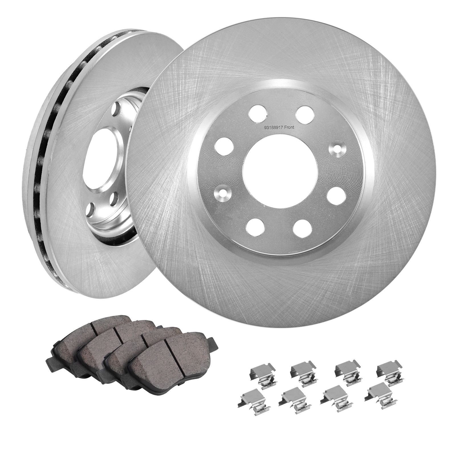 front brake kit for vauxhall adam(m13), corsa d (s07), corsa d box/hatchback (s07), brake rotors ceramic brake pads replacement kit, 257mm front rotors