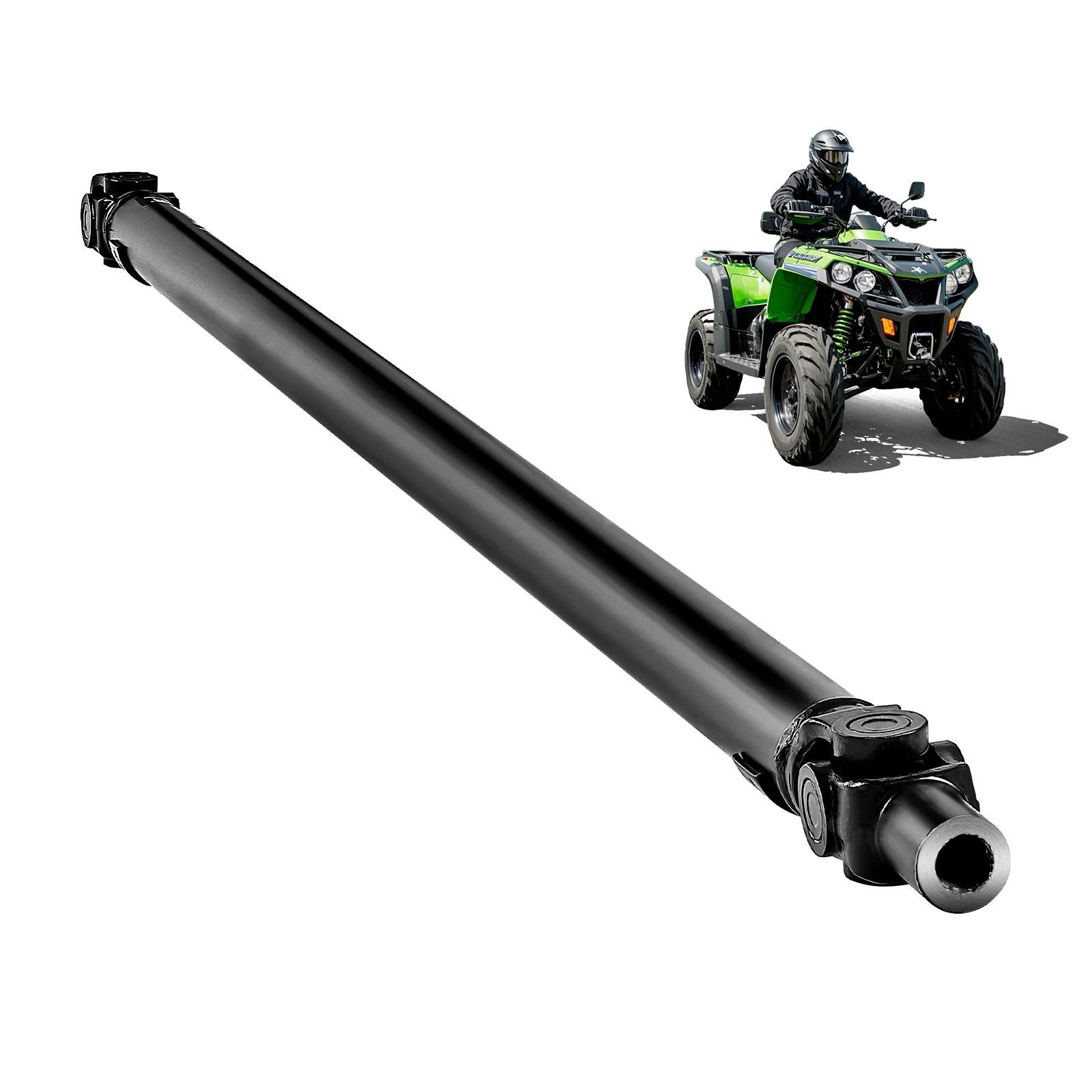 front drive shaft, 64.0" prop shaft driveshaft assembly compatible with 2014 2016 polaris ranger xp 900, replace #1332951 1333146