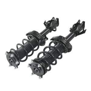 Front Shock Absorber Strut Assembly, 2Pcs Shock and Strut Assembly with Coil Spring, Compatible with 2007-2014 Honda CR-V, Automotive Replacement Struts, OE 272491/272492
