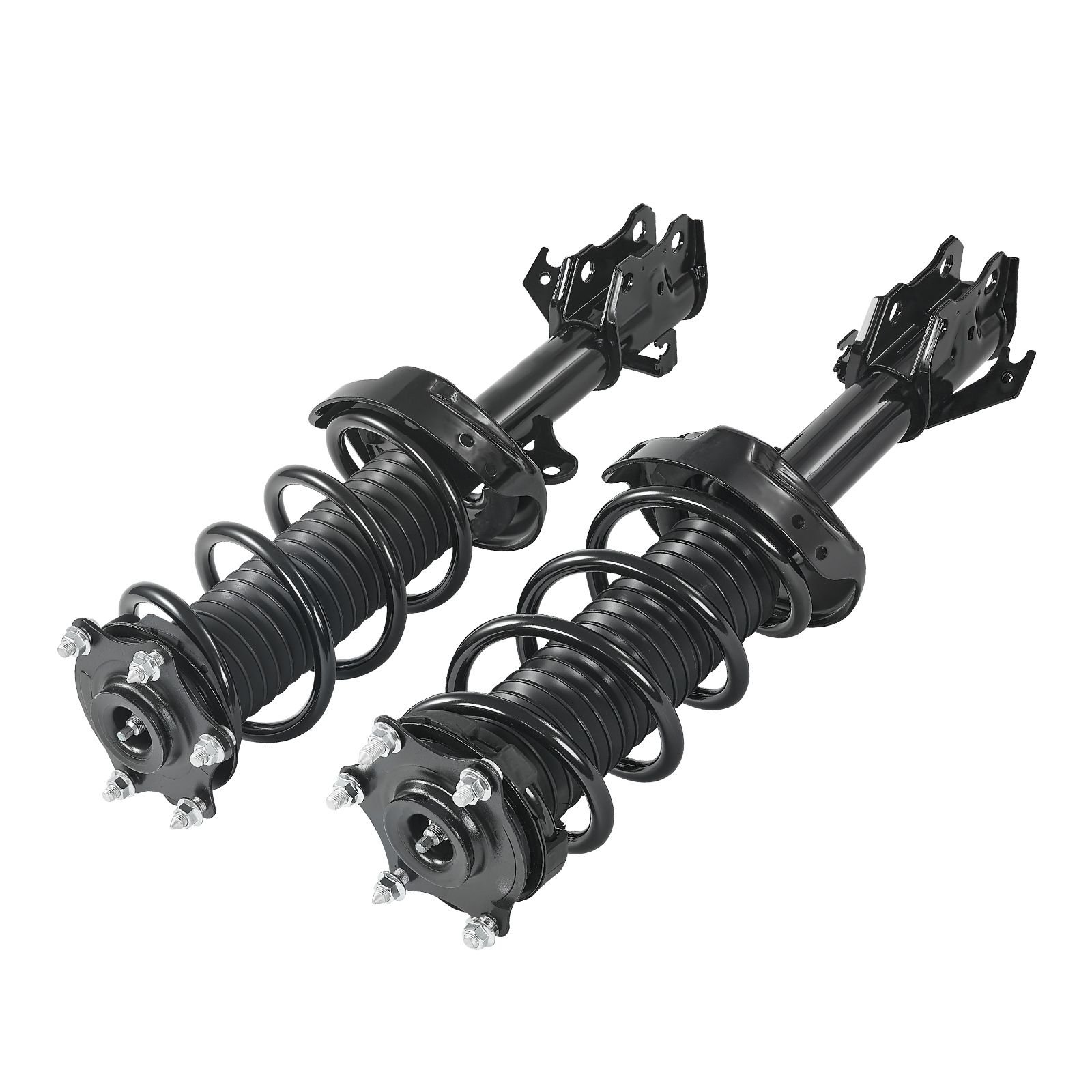 front shock absorber strut assembly, 2pcs shock and strut assembly with coil spring, compatible with 2007 2014 honda cr v, automotive replacement struts, oe 272491/272492