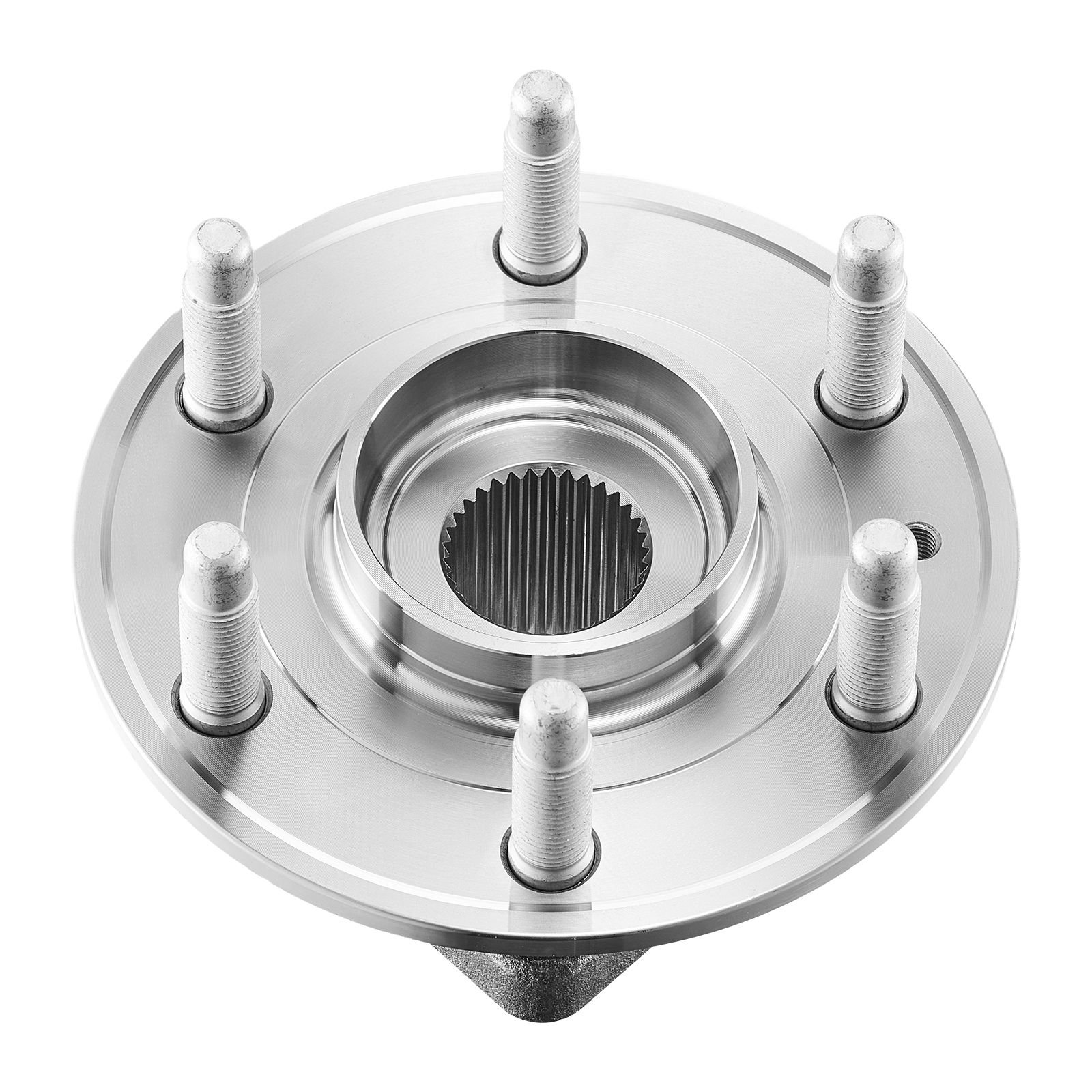 front/rear wheel bearing & hub assembly fit for 2016 2017 chevy traverse ls sport utility buick enclave convenience leather premium gmc acadia 4 door oem 513277, wheel bearing hub assembly set