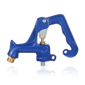 frost free outdoor faucet, freeze proof yard hydrant complete head assembly, with 1" npt galvanized pipe thread & 3/4" hose connection for yard, garden, pasture irrigation (pipe not included)