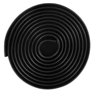 garage door threshold and bottom seals kit, 20 ft u shape+o ring universal garage door bottom seal weatherstrip pvc, combine with weatherproof garage threshold seal strip with adhesive, black