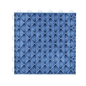 garage tiles interlocking, 12 x 12 x 0.53 inch 50 pack garage floor covering tiles, non slip double sided texture garage flooring tiles, for garages, basements, repair shops, blue
