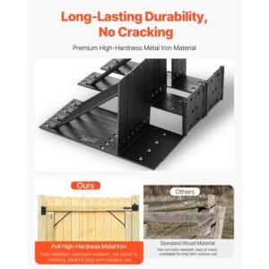 gate corner brace bracket, 2 sets, anti sag gate frame hardware kit, gate frame brace bracket with latch lock, screws, for shed doors, corral gates, driveway gates, stable gates, iron, black