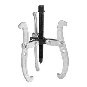 gear puller set, 3 in/4 in/6 in/8 in 3 jaw bearing puller with reversible jaws, 2 jaw/3 jaw pulley puller tool, 4 pcs heavy duty bearing puller tool kit for pulley gear bearing flywheel removal