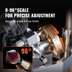 gem faceting machine, 2800rpm jade grinding polishing machine, 180w 110v rock polisher jewel angle polisher, with faceted manipulator and 1 bag of triangle abrasive for jewelry polisher