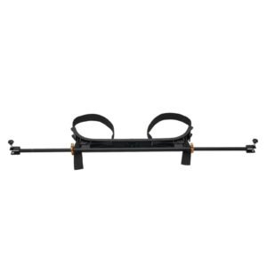 Golf Cart Bag Holder, 53.9 x 7.7 x 2.4 Inch, Compatible with Most 2+2 Golf Cart Rear Seat with 1.2-Inch Square Tubes, Adjustable Rear Seat Carts Club Holder with Strap, No Drilling Required