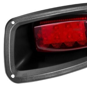 golf cart light kit, 12v, led headlight and taillight kit with wiring harness, switch, zip ties, abs housing, high brightness, waterproof and dustproof, suitable for club car ds 1993 up models