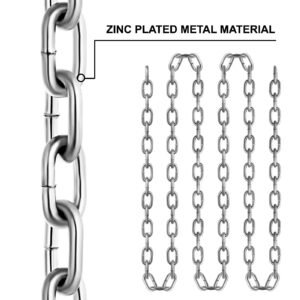 grade 30 chain 1/4 inch by 100ft length grade 30 proof coil chain zinc plated grade 30 chain for towing logging agriculture and guard rails