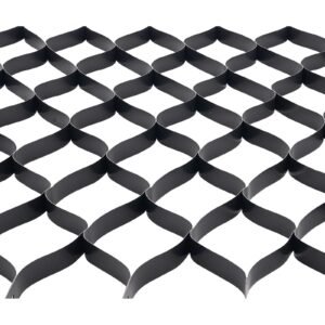Gravel Grid, 2 Inch Depth, 26.87 x 3.94 FT / 8200 x 1200 mm, 1880 LBS Per Sq ft Grass Ground Retainer, Permeable Geo Grids Driveway Stabilization, for Garden, Patio, Walkway, RV Parking Slopes